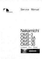 Nakamichi OMS-3-OMS-3A-OMS-3E-Service-Manual
